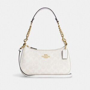 Coach Teri Shoulder Bag In Signature Canvas